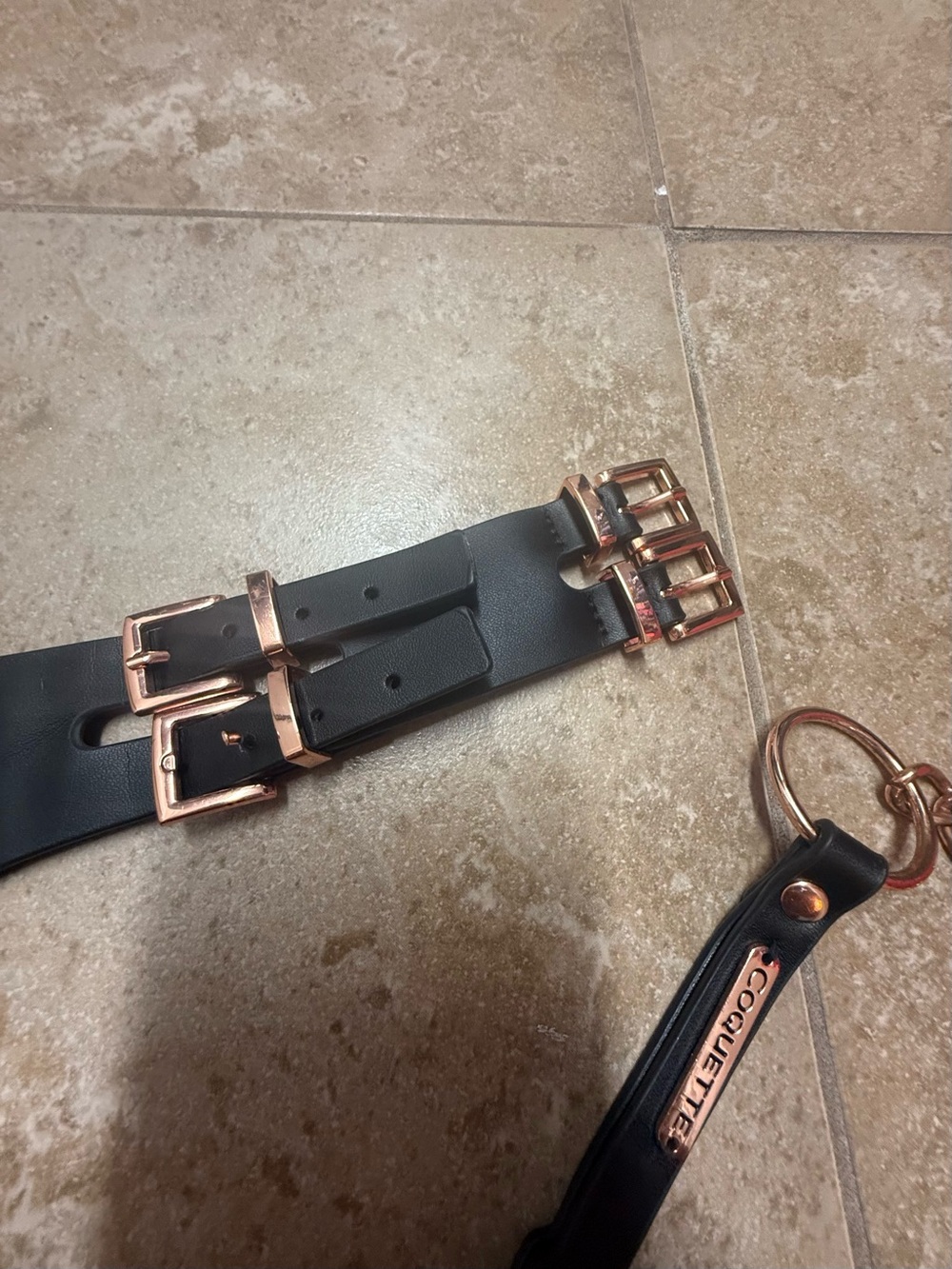Coquette collar and leash - Picture 3 of 6